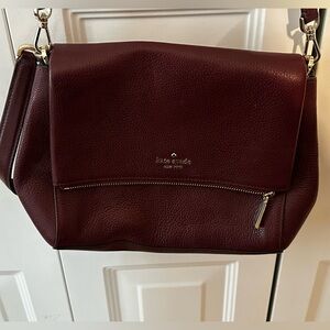 Kate Spade Leila Medium Pebbled Leather Crossbody Bag